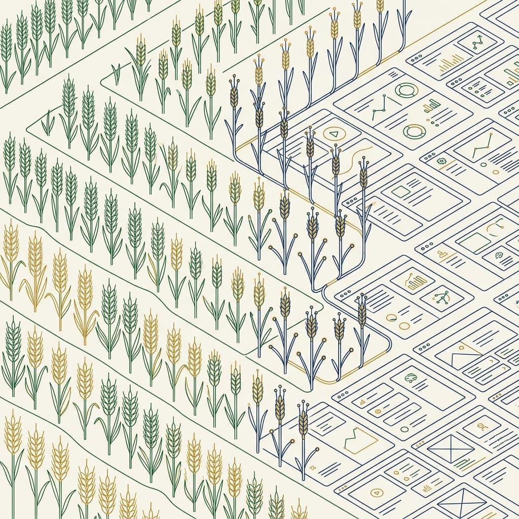 Khetala Tech — Leading custom software development company in Nepal. Visual metaphor showing technology cultivation.
